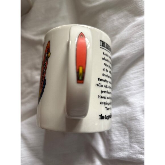Set Of 2 Kona Hawaii Coffee Mugs Surfin Ass & Bad Ass Designs 11 Oz - Picture 6 of 13